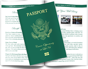 Jobs at LifeNet EMS Passport Brochure