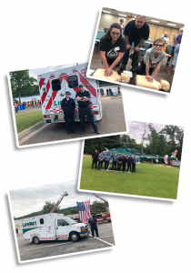 LifeNet in the Community - Ambulance Helicopter at Events