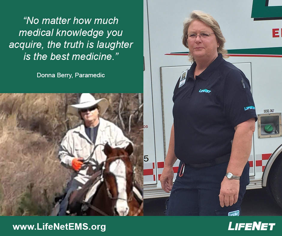 Donna Berry, Paramedic, LifeNet EMS, Texarkana