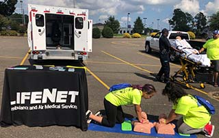 Barry Global Safety Awareness Day - LifeNet EMS Bystander CPR demonstrations