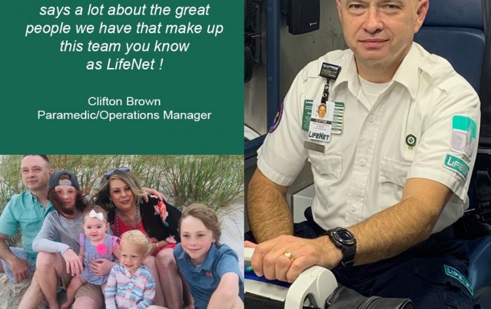 Clifton Brown is a paramedic with LifeNet EMS in Texarkana.