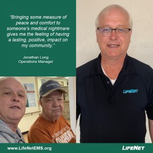 Jonny Long is an Operations Manager for LifeNet EMS in Hot Spring, Arkansas.