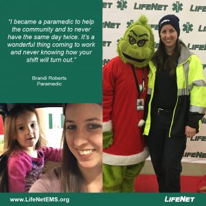 Brandi Roberts, Paramedic for LifeNet in Denison, Texas